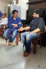 Chiranjeevi Visit Rao Ramesh Photos